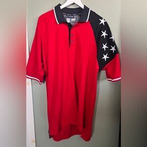 Rock Point Red Patriotic Polo 2XL